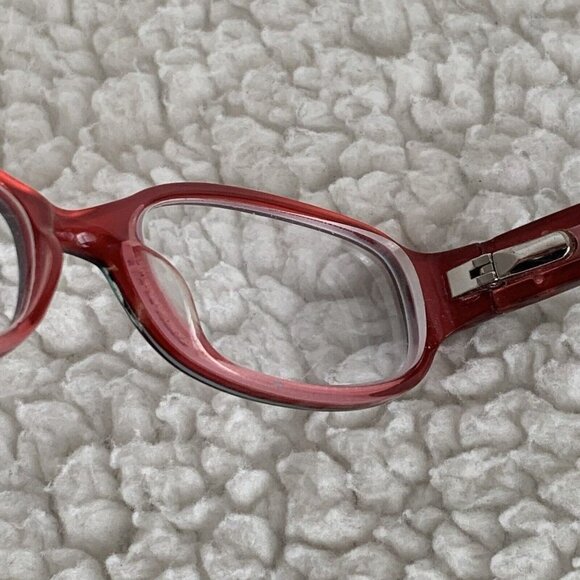 Coach Davina eyeglass frames Burgundy 48 15 135 mm Work Trendy Artsy Butterfly - Picture 6 of 10